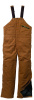 STOCK # KEY 275 SIZES S - 2XL MID WEIGHT INSULATED DUCK BIB OVERALLS HIP ZIP REGULAR AND TALL LENGTHS