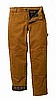 STOCK # 455 KEY, DUCK DUNGREE, FLANNEL LINED, RELAXED FIT, SIZES 30-42