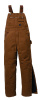 STOCK # 210.28 KEY, BROWN DUCK BIB UNLINED OVERALL SIZES 30-46