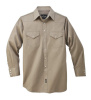 STOCK # 56100 WALLS MID-WEIGHT KHAKI WELDING SHIRT FOR MEN SIZES SMALL - 2XL REGULAR AND TALLS