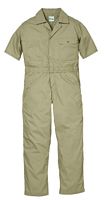 STOCK # 996 KEY POPLIN UNLINDED COVERALL, SHORT SLEEVE SIZES S-2XL
