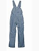 STOCK # B94031HS BIG SMITH HICKORY STRIPE ZIPPER FLY  BIB OVERALLS SIZE 50-52